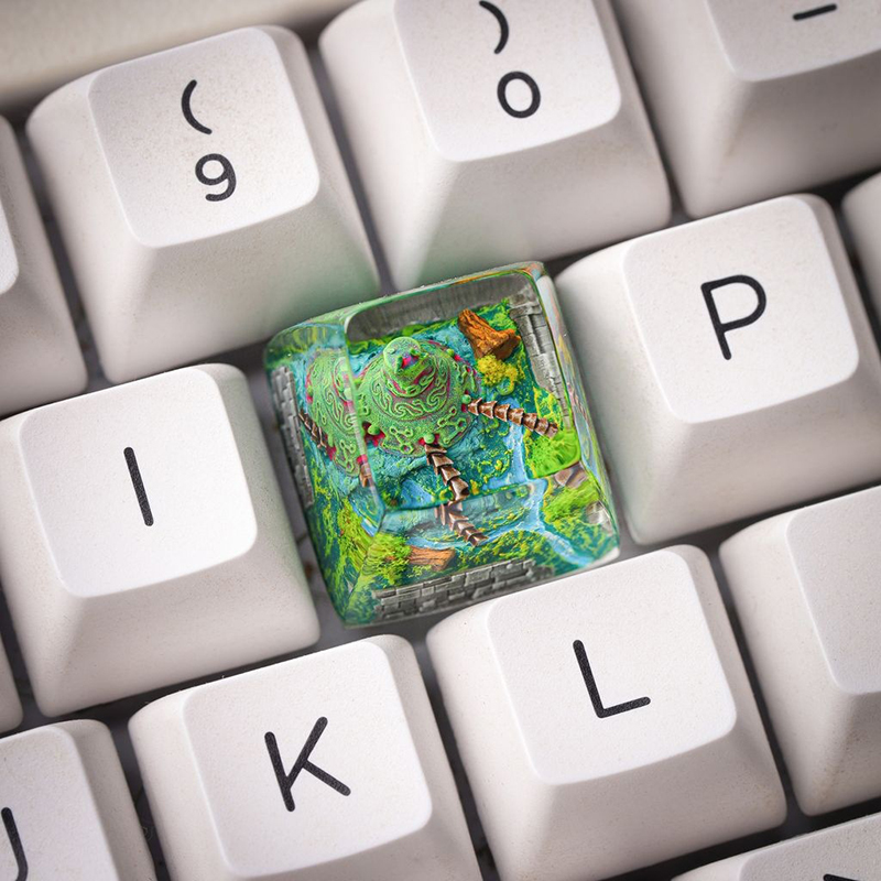 Resin Art Baby - Keycap Resin Organisme, Dekorasi Keyboard Seni