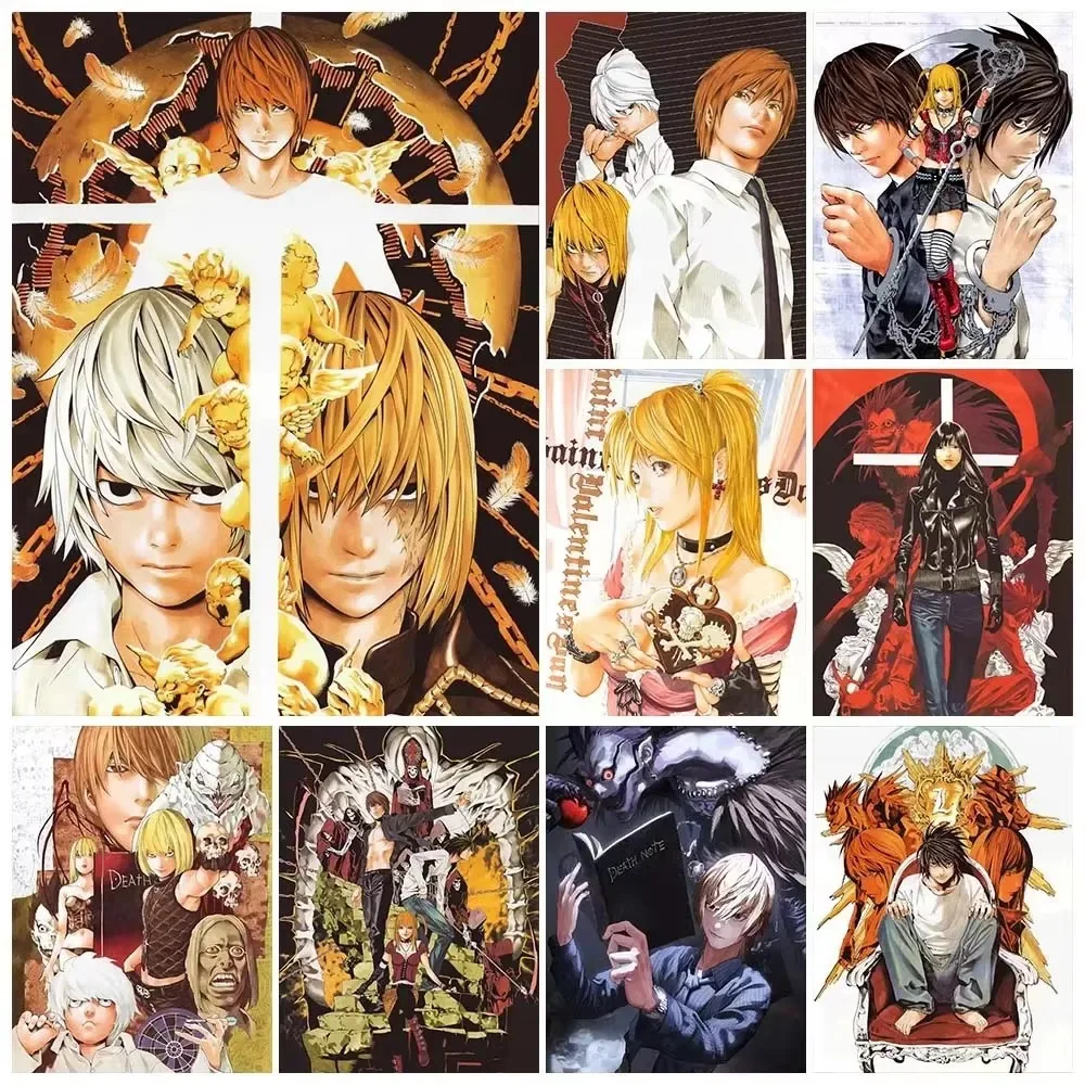 Resin Art Work - Lukisan Berlian dengan Motif Anime Jepang