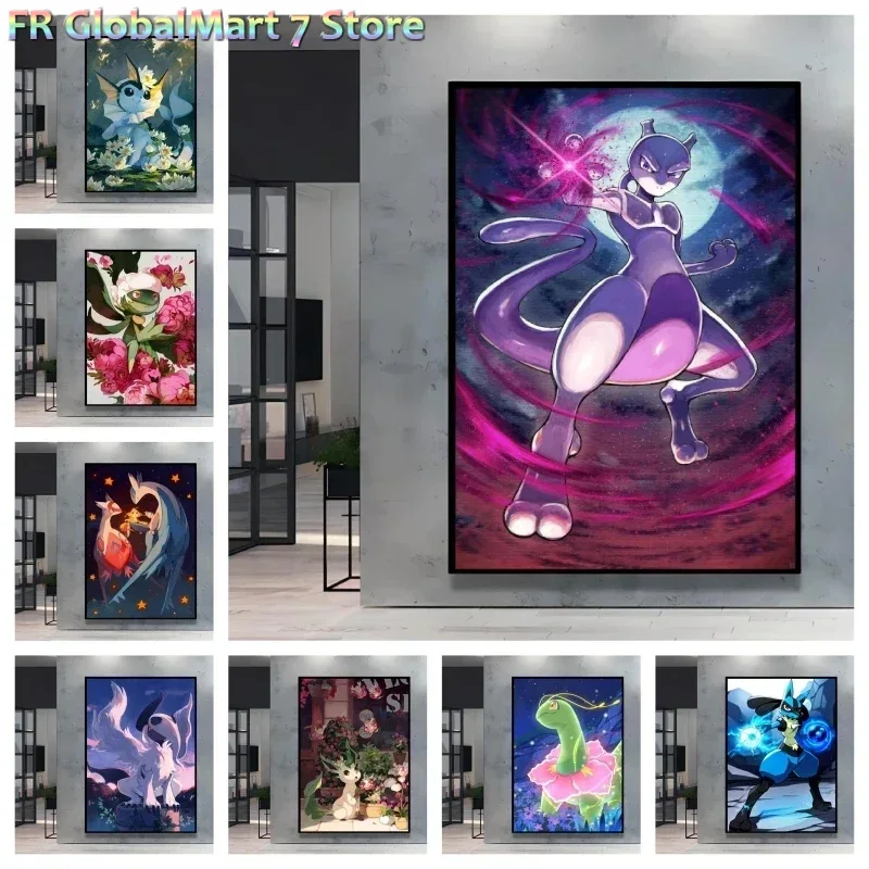 Resin Art Work - Lukisan Berlian DIY Bentuk Bulat/Persegi, Karya