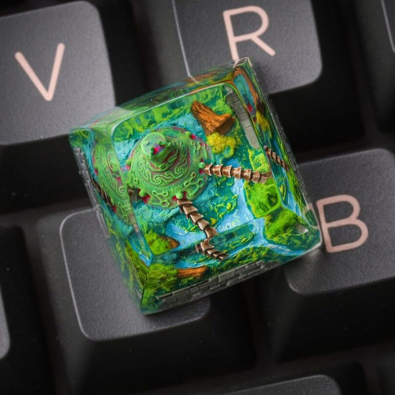 Keycap Resin Organisme, Dekora - Resin Art Baby ulasan dan harga