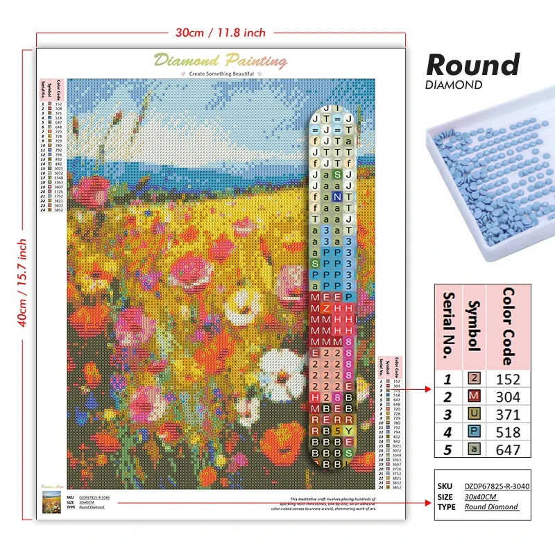 Lukisan Berlian dengan Motif A - Resin Art Work ulasan dan harga