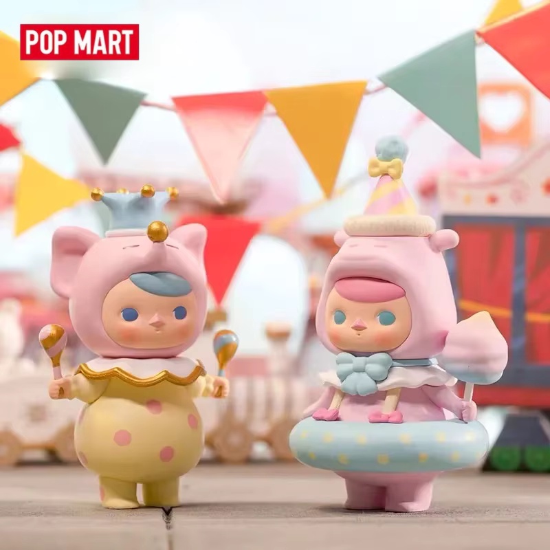 POP MART PUCKY Seri Sirkus Per - Resin Art Case ulasan dan harga